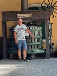 Manfred Spengler alte Weinpresse Weingut Endrizzi